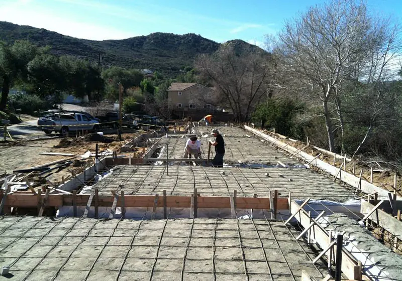Concrete Foundations Grading & Leveling Services